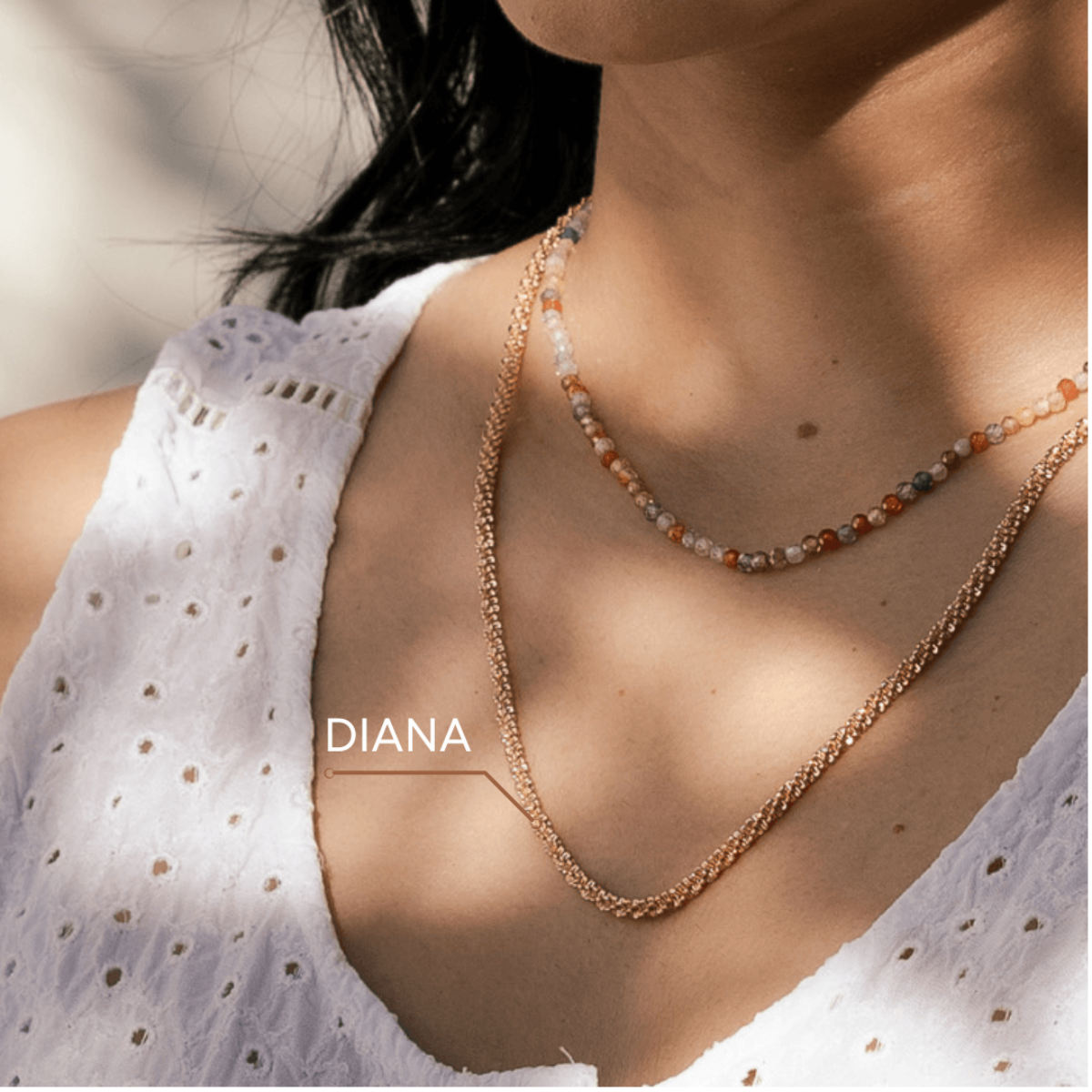 Collar Diana - Magnolias